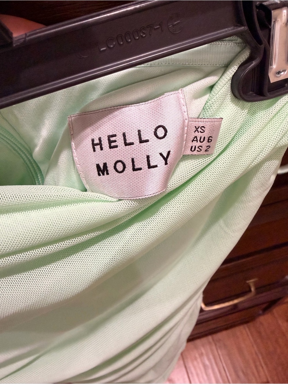 Hello Molly Mint One-Shoulder Ruched Mini Dress - Picture 3 of 4